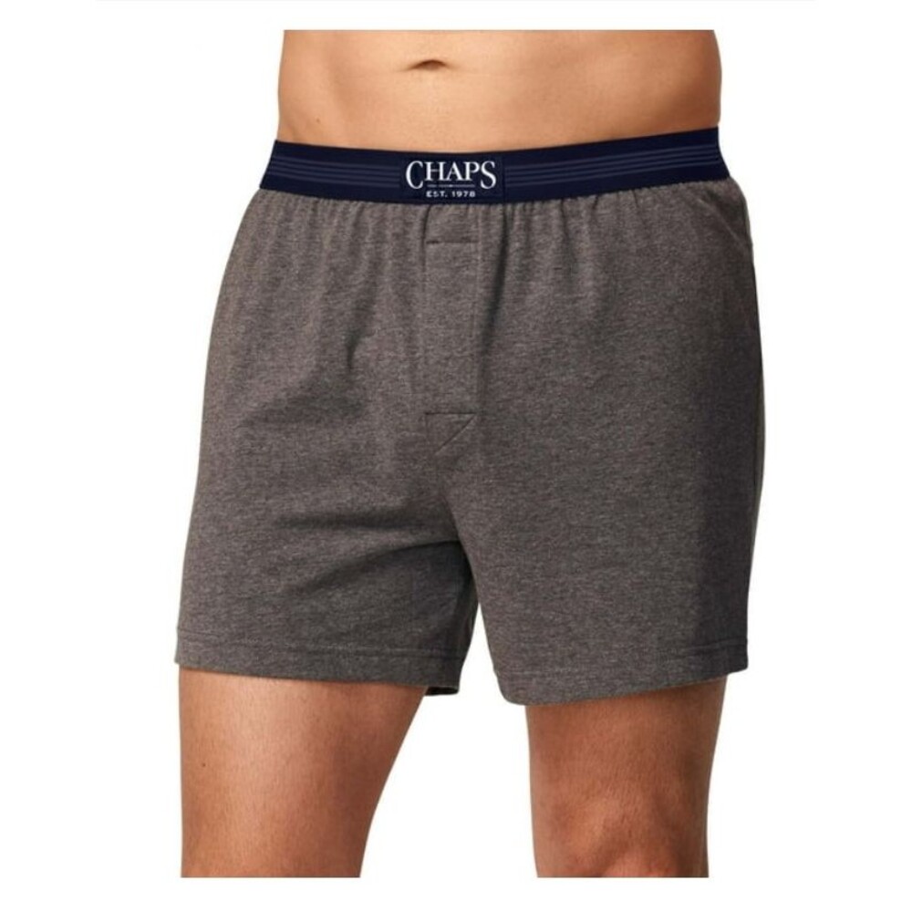 3 Pack Chaps Knit Boxer Briefs Men's XL 40-42 Assorted Color Cotton Blend NWT - Picture 3 of 6